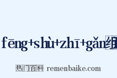 fēng+shù+zhī+gǎn组词是什么意思的图片